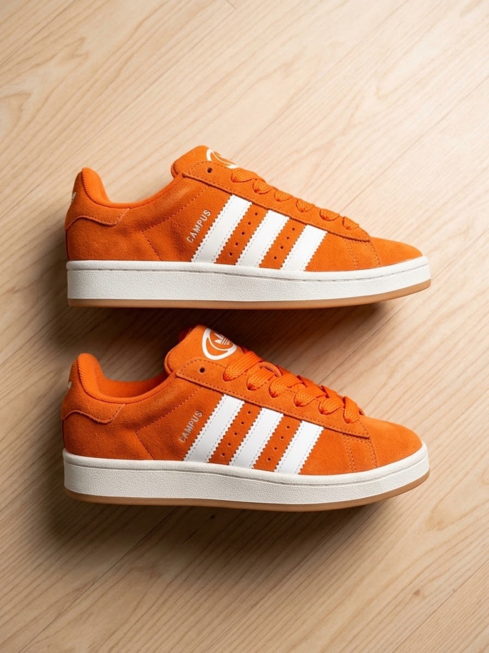 Adidas Campus 00s Y2K Unisex Orange Suede Sneakers Men’s 6 cada NWOB